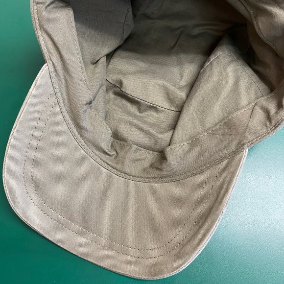 Army Green Militia Patchwork 70's Style Ball Cap Hat - Picture 5 of 6